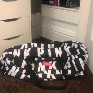 Victoria’s Secret pink duffel bag
